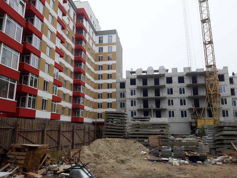 Хід будівництва ЖК Пурпурові Вітрила, жовт, 2019 рік