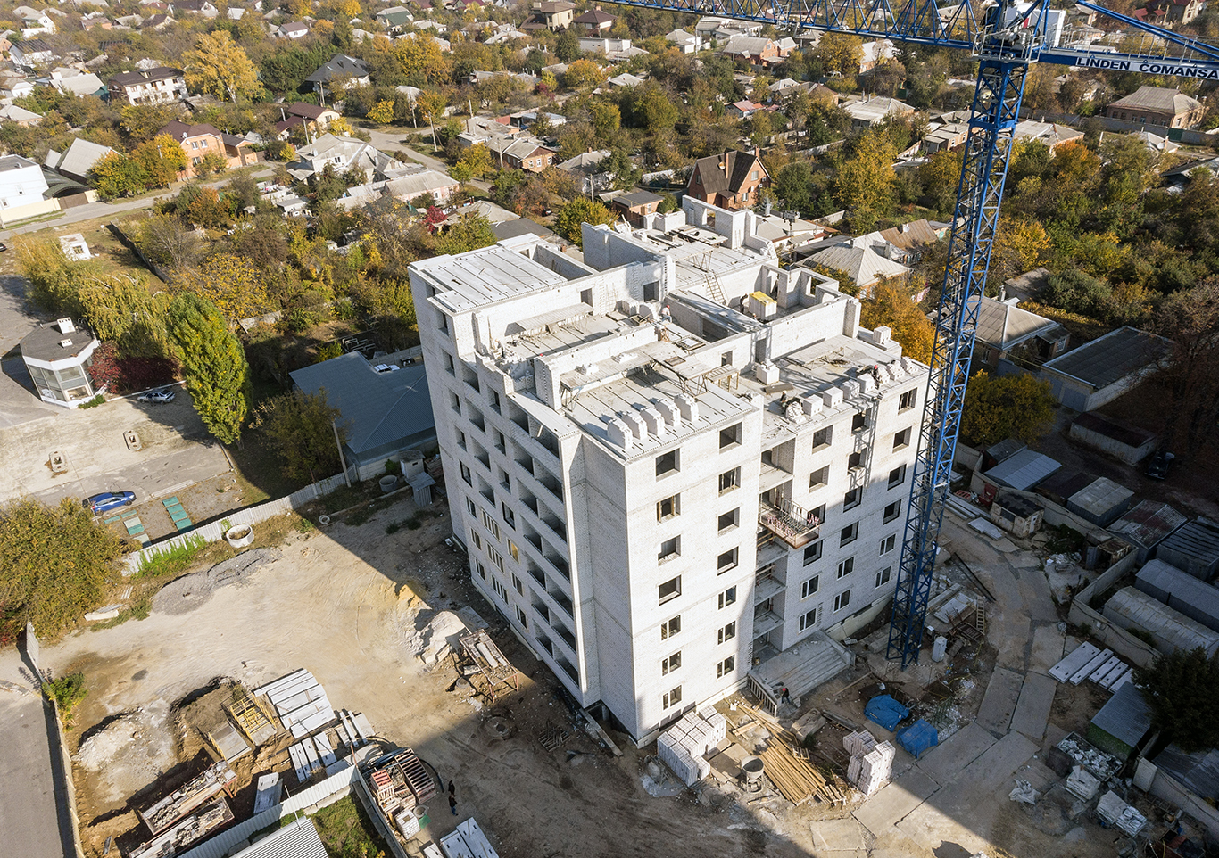 Хід будівництва ЖК Крокус, жовт, 2019 рік