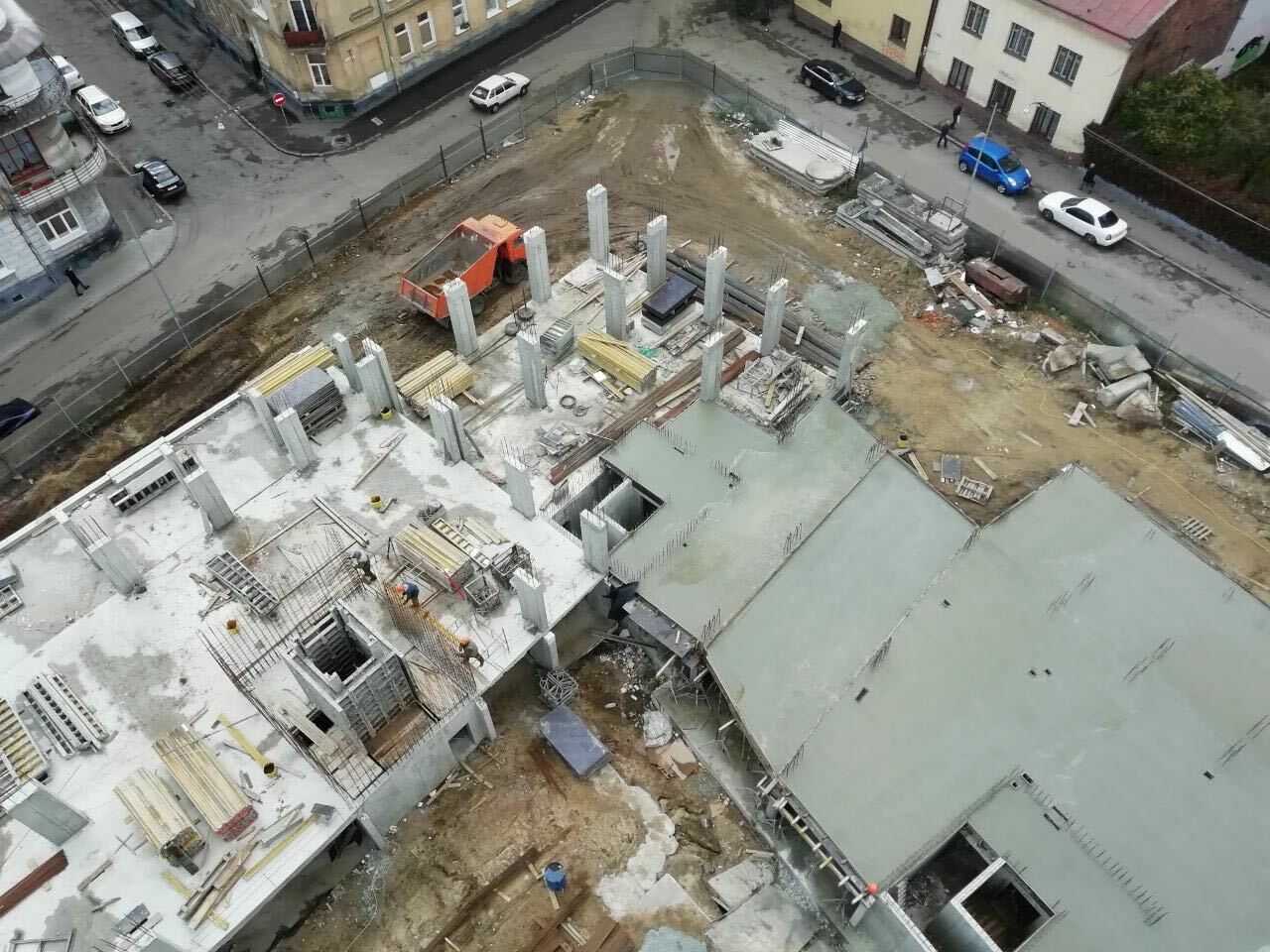 Хід будівництва ЖК Praud Premium, жовт, 2019 рік