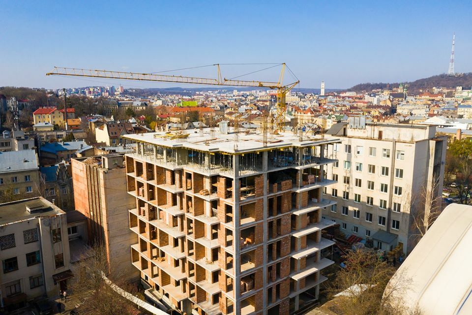 Ход строительства ЖК Grand Residence, март, 2020 год