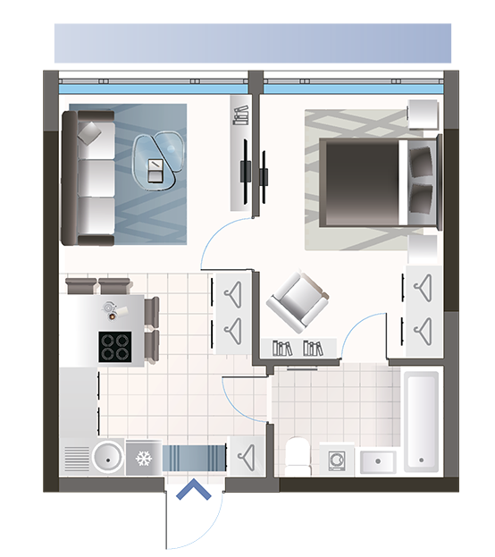 1-комнатная 38.98 м² в ЖК Oasis от 44 000 грн/м², Киев