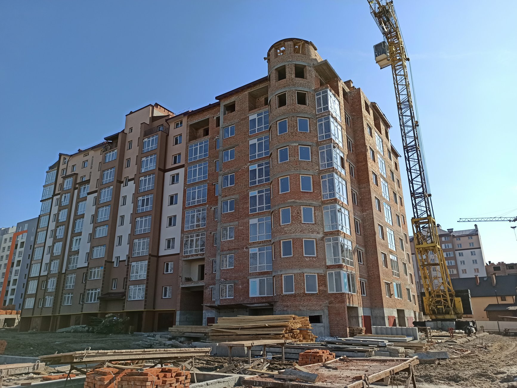 Ход строительства ЖК Затишна оселя, апр, 2020 год