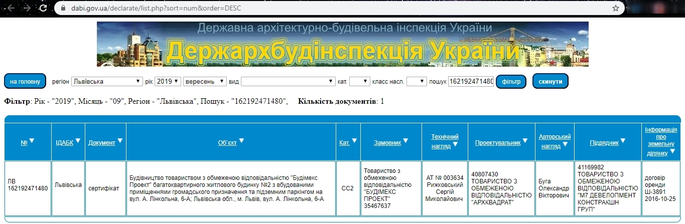 Сертификат о готовности Дом 2, ЖК Линкольн