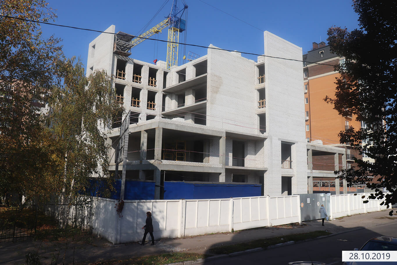 Ход строительства ЖК Central Park, окт, 2019 год
