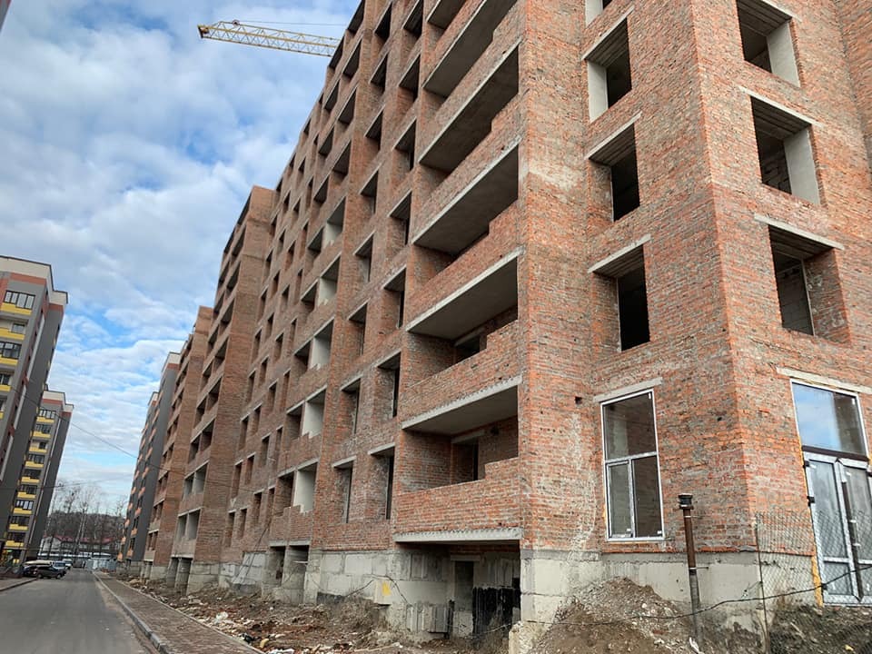 Ход строительства ЖК Варшавський мікрорайон, фев, 2020 год