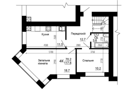Двухуровневая 117.6 м² в ЖК Bavaria City от 15 200 грн/м², с. Крюковщина
