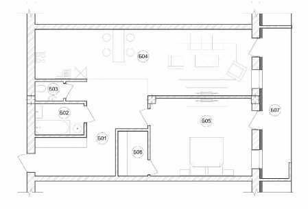 2-комнатная 86.1 м² в ЖК Baltiysʹka Hall от 50 800 грн/м², Львов