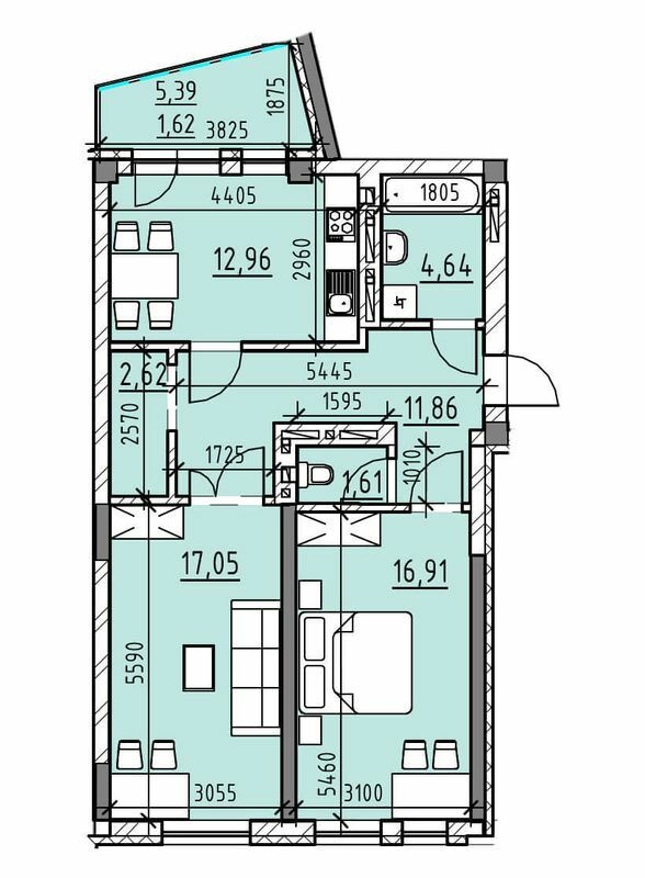 2-комнатная 69.27 м² в ЖК Велика Британія от 18 250 грн/м², Львов