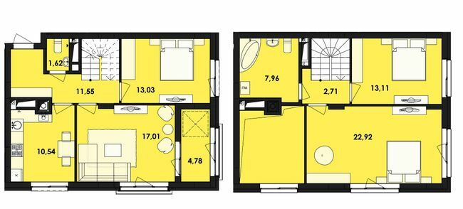 Двухуровневая 107.23 м² в ЖК Семицвет от 25 950 грн/м², Львов