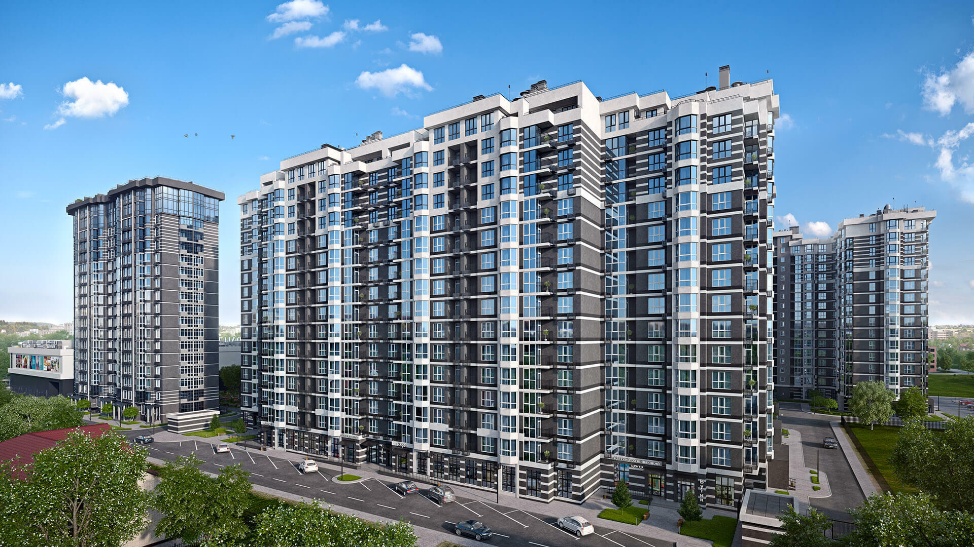 ЖК Гранд Бурже, вартість квартир від 22789 грн/м²
