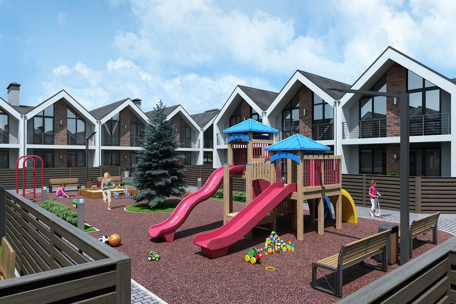 Таунхауси Scandi House, м. Ірпінь, ул. Кошевого, 5