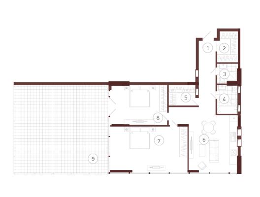 2-комнатная 123.59 м² в ЖК Obolon Plaza от 55 100 грн/м², Киев