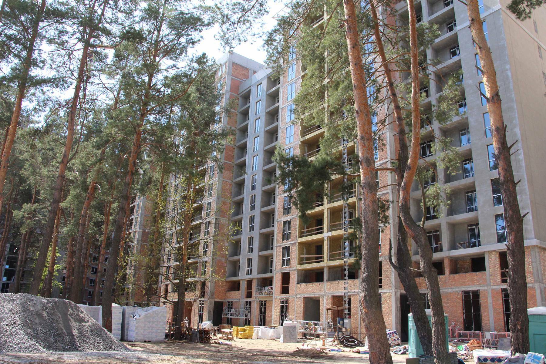 Хід будівництва ЖК Krona Park, квіт, 2020 рік