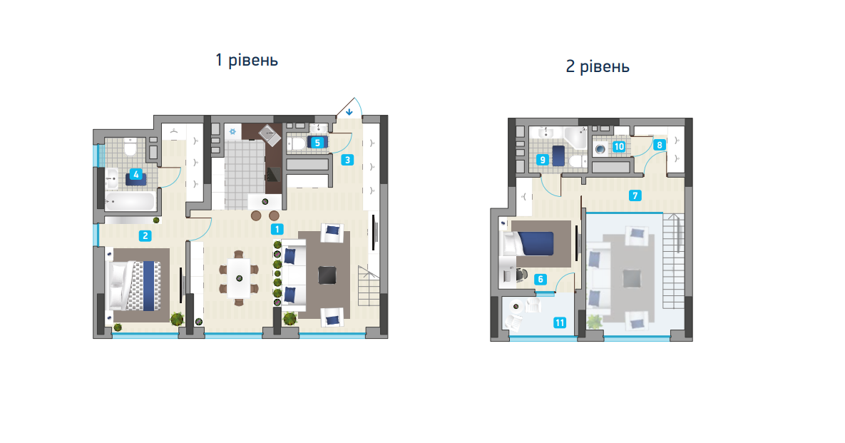 2-комнатная 99.93 м² в ЖК Славутич 2.0 от 28 000 грн/м², Киев