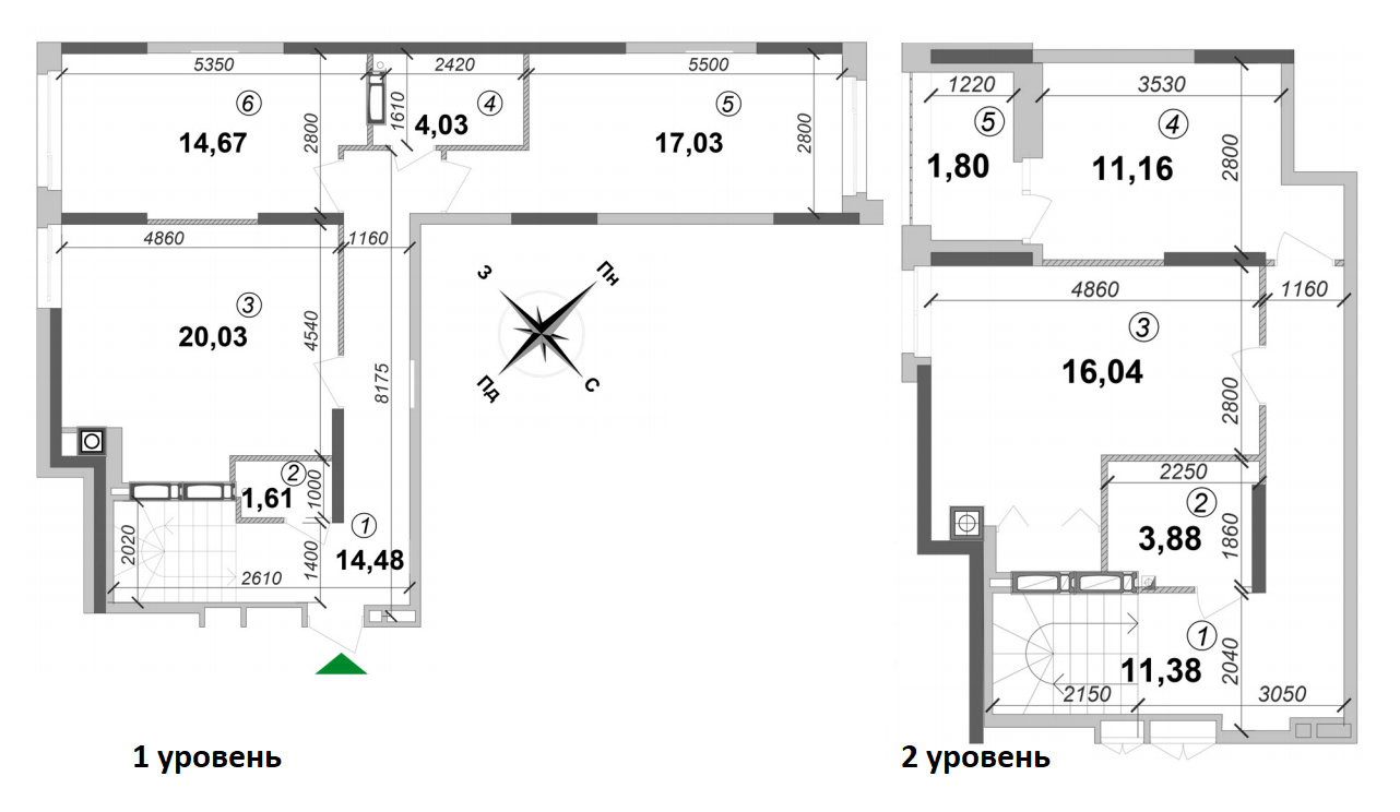 Двухуровневая 117.06 м² в ЖК Оптимісто от 16 000 грн/м², с. Гатное