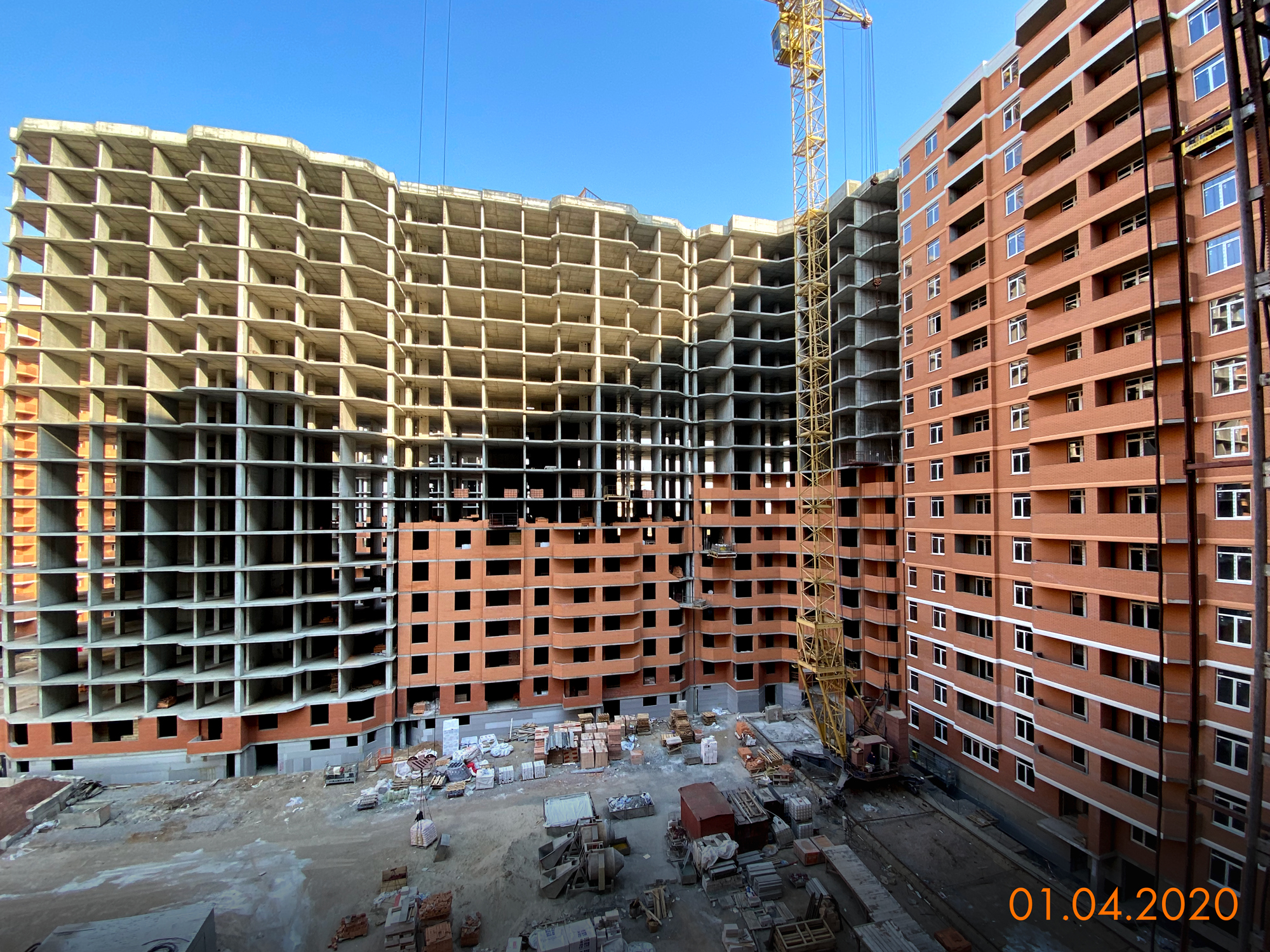 Хід будівництва ЖК RealPark, квіт, 2020 рік