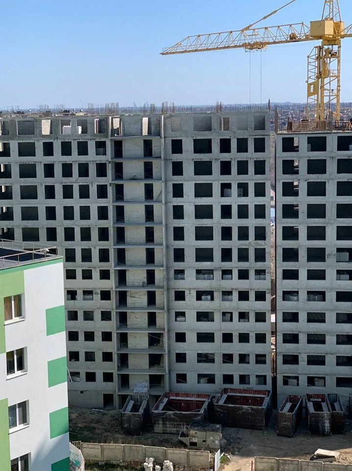 Хід будівництва ЖМ Острови, квіт, 2020 рік