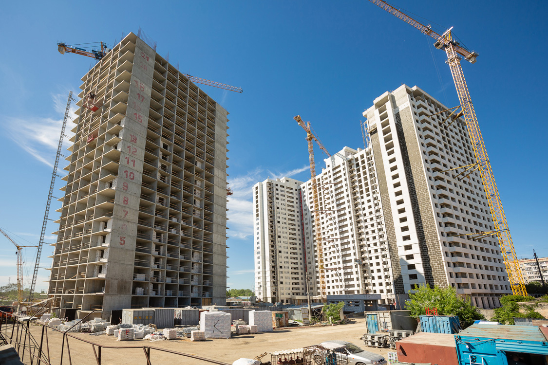 Хід будівництва ЖК Скай Сіті, трав, 2020 рік