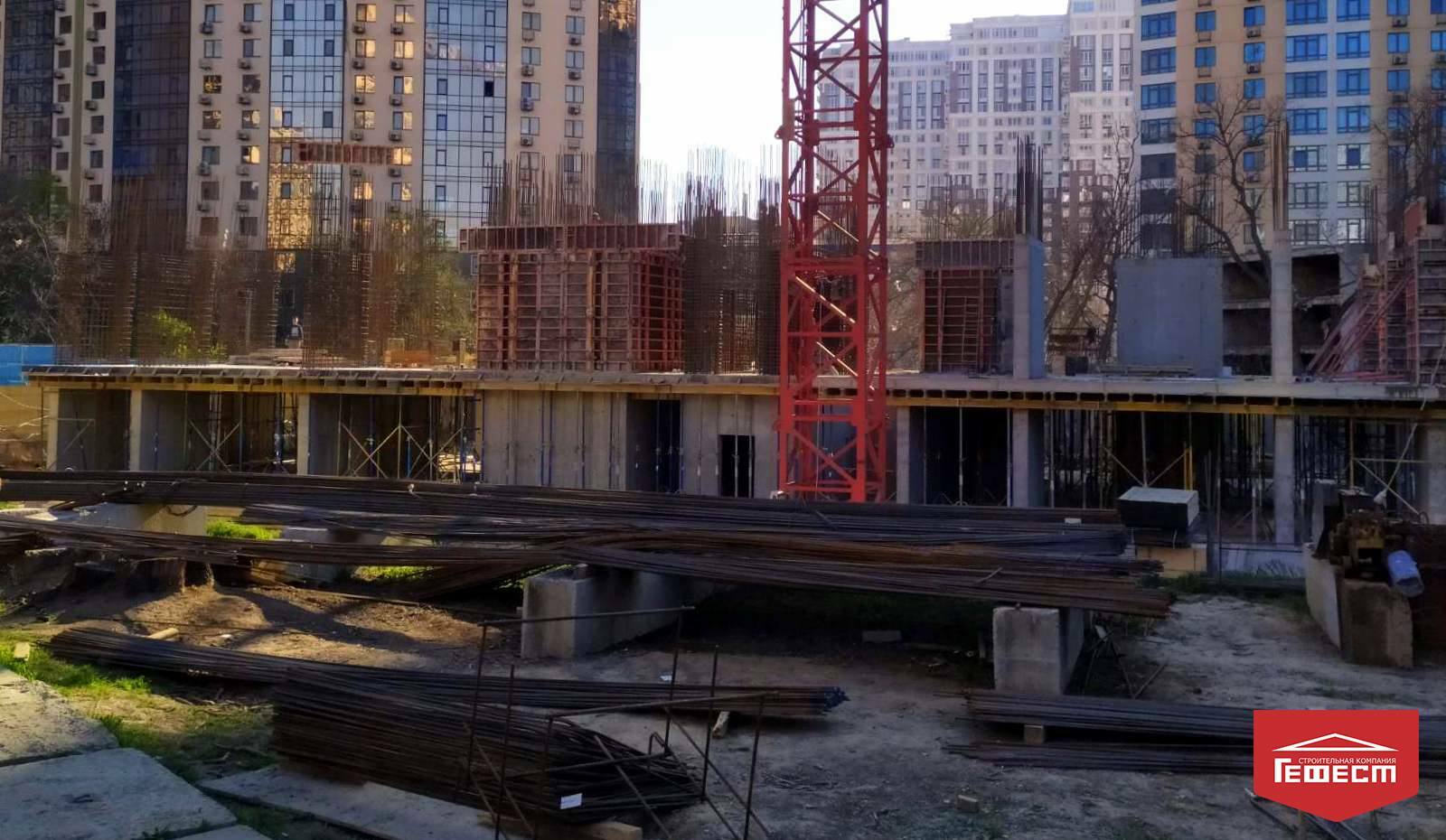 Хід будівництва ЖК Елада, квіт, 2020 рік