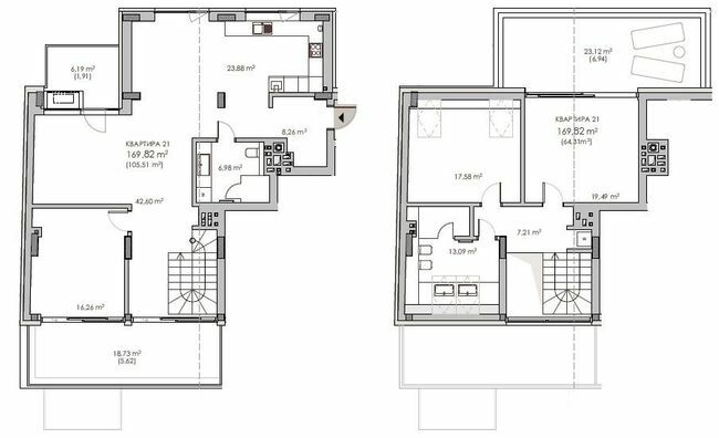 Двухуровневая 169.82 м² в ЖК Княжий холл от 48 000 грн/м², Львов