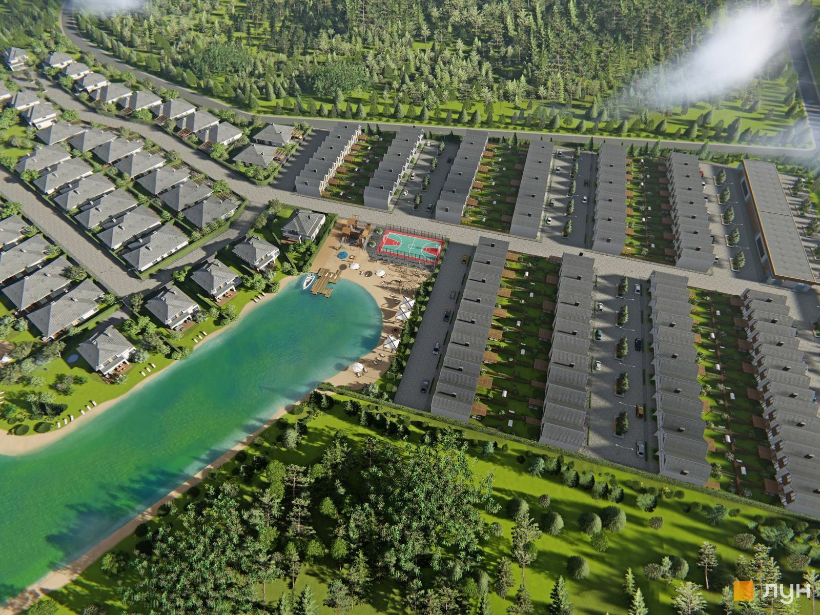 Котеджне містечко Prydesenya Eco Village, с. Рожни
