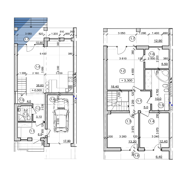 Дуплекс 146.3 м² в Дуплексы Навария от 16 200 грн/м², с. Солонка