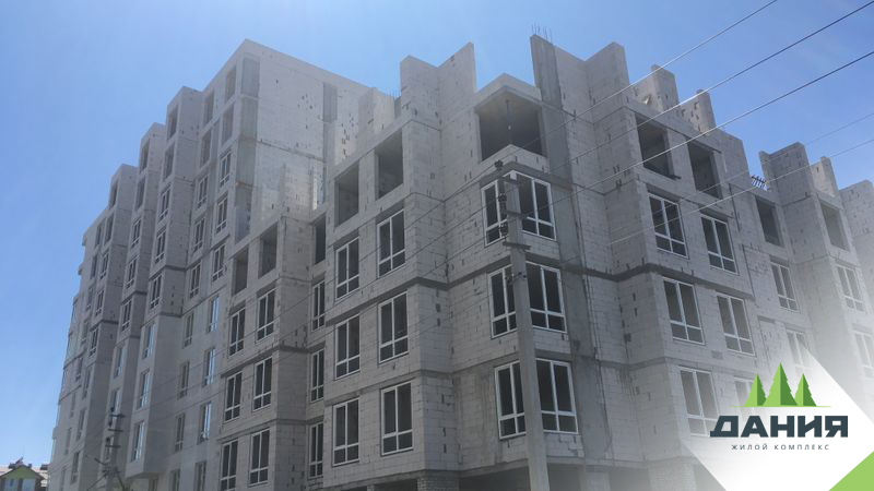 Хід будівництва ЖК Нова Данія, черв, 2020 рік