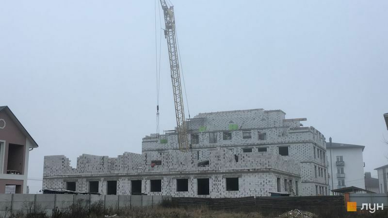 Хід будівництва ЖК Затишний (вул. Січова, 31), січ, 2020 рік