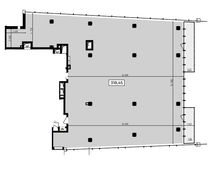 Офіс 318.45 м² в ЖК Be the One від 35 945 грн/м², Київ