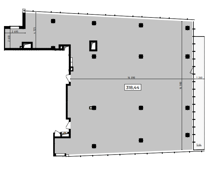 Офіс 318.44 м² в ЖК Be the One від 35 945 грн/м², Київ