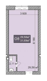 Приміщення вільного призначення 31.69 м² в КБ Greenwood від 20 000 грн/м², Київ