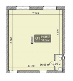 Помещение свободного назначения 58.94 м² в КД Greenwood от 20 000 грн/м², Киев