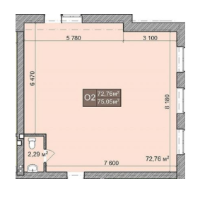 Помещение свободного назначения 75.05 м² в КД Greenwood от 20 000 грн/м², Киев