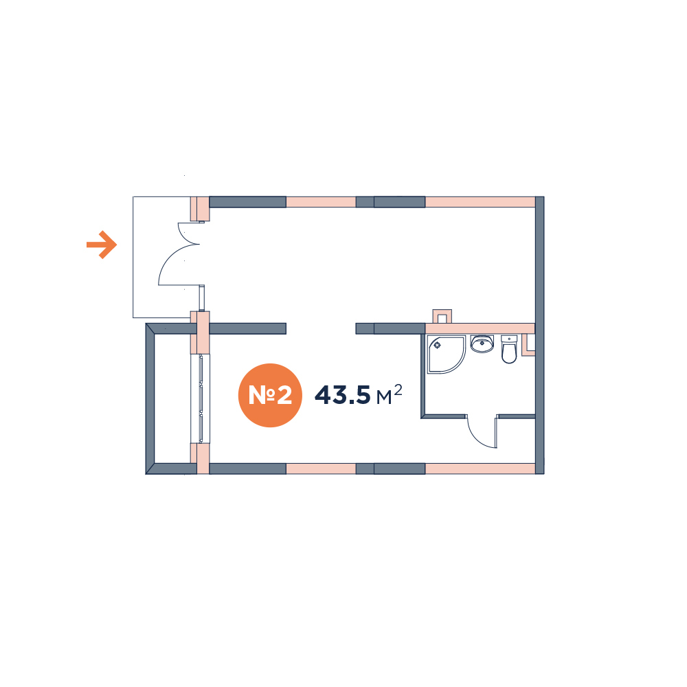 Помещение свободного назначения 43.5 м² в ЖК Orange City от 23 000 грн/м², Киев
