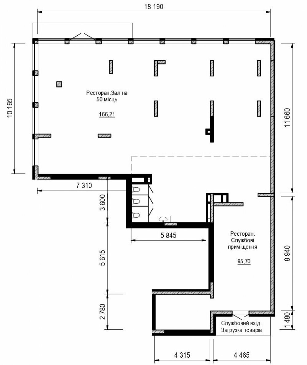 Помещение свободного назначения 261.91 м² в ЖК PUSHA HOUSE от 42 570 грн/м², Киев