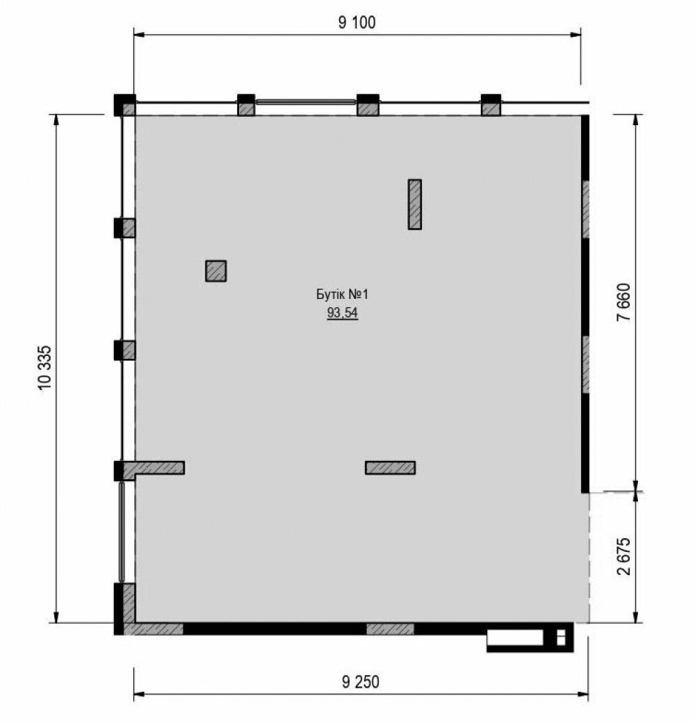 Помещение свободного назначения 93.54 м² в ЖК PUSHA HOUSE от 39 732 грн/м², Киев