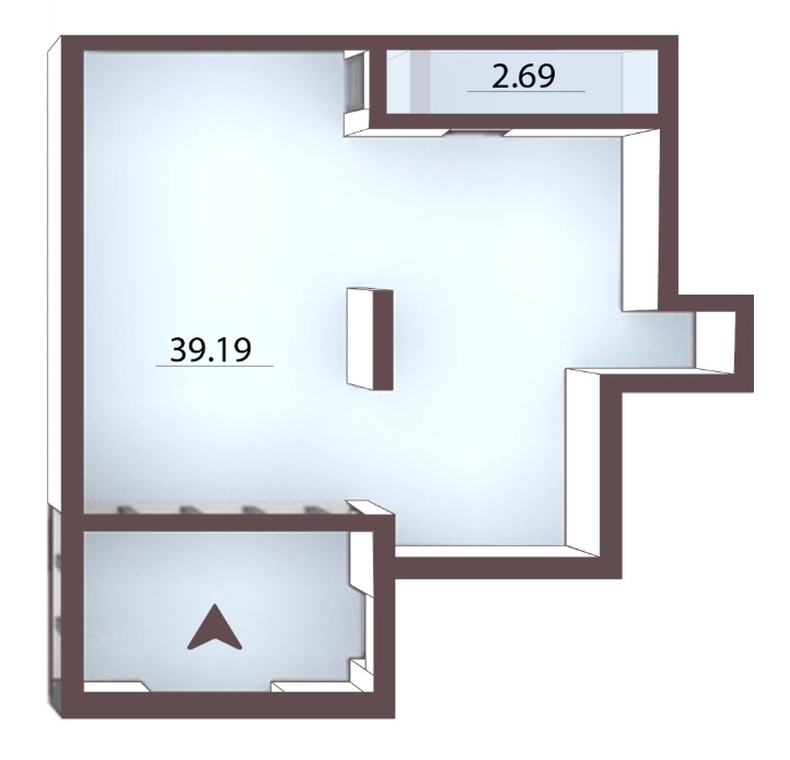Офис 41.88 м² в ЖК Камертон от застройщика, Киев