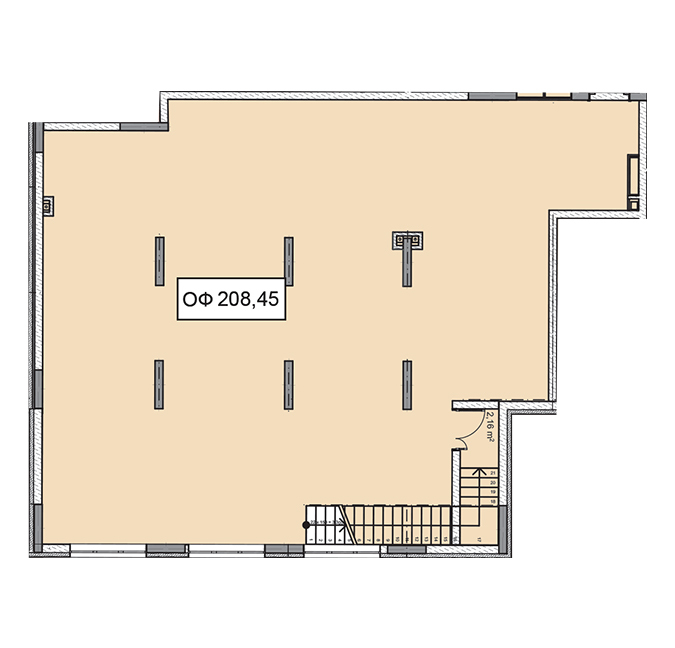 Офис 208.45 м² в ЖК Ривьера от застройщика, Киев