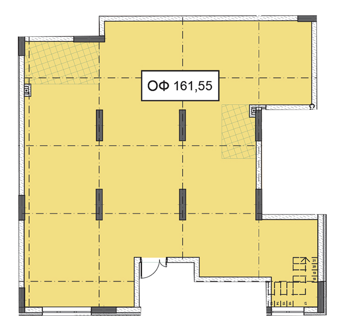 Офис 161.55 м² в ЖК Ривьера от застройщика, Киев