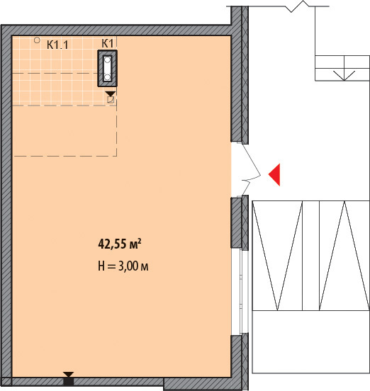 Помещение свободного назначения 42.55 м² в ЖК Сырецкие сады от застройщика, Киев