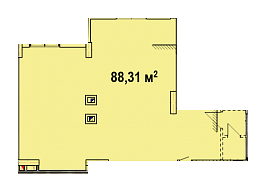 Приміщення вільного призначення 88.31 м² в ЖК Krona Park від забудовника, м. Бровари