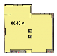 Приміщення вільного призначення 88.4 м² в ЖК Krona Park від забудовника, м. Бровари