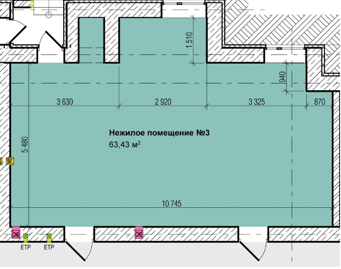 Приміщення вільного призначення 63.43 м² в ЖК Вишгород Сіті Парк від 15 500 грн/м², м. Вишгород