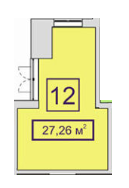 Помещение свободного назначения 27.26 м² в ЖК Центральный-2 от 37 180 грн/м², г. Ирпень