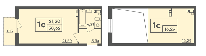 Дворівнева 30.62 м² в ЖК Scandia від 14 200 грн/м², м. Бровари