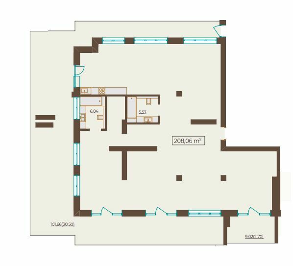 4-комнатная 208.06 м² в ЖК Французский бульвар, 29б от 64 450 грн/м², Одесса