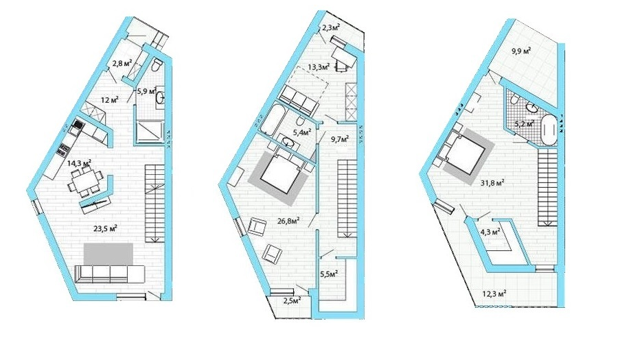 Котедж 234 м² в Таунхаус California від 9 103 грн/м², с. Малечковичі
