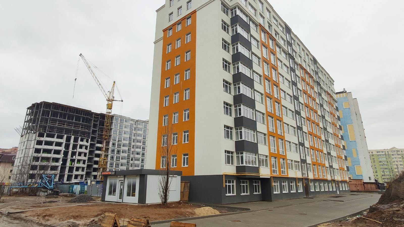 Ход строительства ЖК Стожары, янв, 2020 год