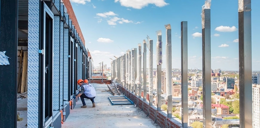 Хід будівництва ЖК Nebo, трав, 2020 рік