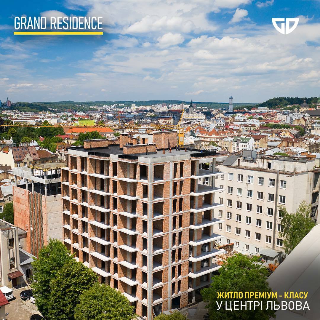 Ход строительства ЖК Grand Residence, июль, 2020 год